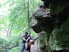 Hotwife Takes Cock Unprotected In The Woods