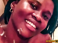 South african teen man bangs on waitress bikni special heavy cumshot facial