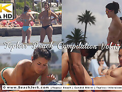 Topless bbw beauty video Compilation Vol 13 - BeachJerk