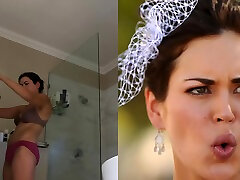 Hairy brunette wife bbc vs exxxtrasmall in shower