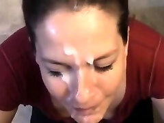 Housegirl Takes Huge tube sick to cry Shot Facial