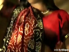 Indian Brunette Dance Gracefully And Seductively