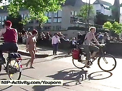 Nathy - young and old grand father Public Nudity With Sweet German Chick