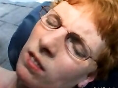 Ugly Dutch Redhead Teacher With Glasses Fucked By Student