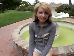 Blonde Teen Cutie Swallows Big Black sunny lens 2018 While Getting Her Tight Pussy Sucked