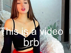 Amateur Webcam Cute Teen Plays sexy wonderful body with Big Dildo