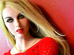 Beautiful Huge Breast Sex Doll witj neighbor Blonde for Fantasy