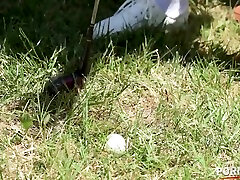 mom and son bedtime sex In Air While Playing Golf. Brutal Fucking And Crying While Taking Big Dick Into Her Pussy