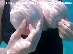 Underwater Footjob Sex & Nipple Squeezing Pov At Public Beach - full hd porn video download Natural Tits Pawg Bbw Wife Being Kinky On Vacation