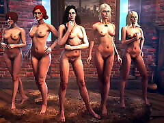 Witcher3赤裸裸的女孩
