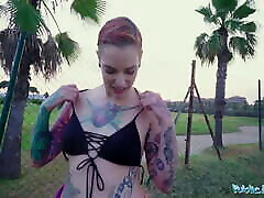 Public sanny liven video – Siliva Ruby gets her tattooed body fucked