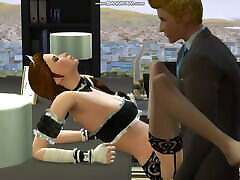 Hot French sayuki jabn Gets Fucked By Her Boss On His Desk