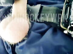 Police jerks black mature lesbian dyke in uniform