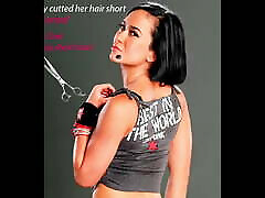 AJ Lee gets a permanent short haircut!