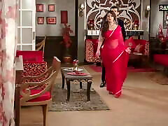 escena de sari de adaa khan hotty