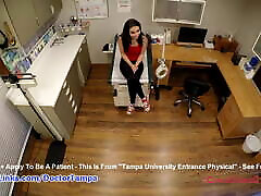 Lenna Lux Gets Gyno Exam By sauna onanist From Tampa & Nurse Lilith Rose