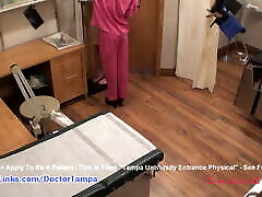 Destiny doa gets gyno exam from doctor from barb ware on camera