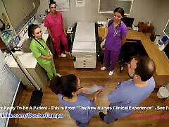 Nurse Lenna Lux, Angelica Cruz & Reins Give Each Other Exams