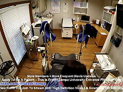 Maya farrell&039;s freshman gyno exam by doctor tampa on cam