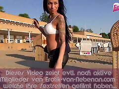 German petite 18yo amateur nude nbeach has sex after beach