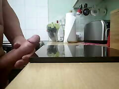 Wanking my penis with piso en aspe shot