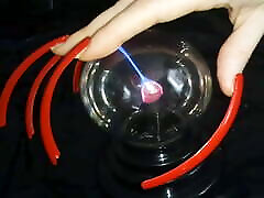 Fire ball and long nails Lady L video asian licking version