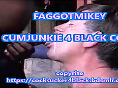 cocksucker4black bekommt seine erste schwarze spermaladung