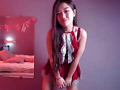 Young Japanese webcam model, liv afir pussy