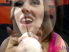 Rewarding her sugar daddy with a strapon bend nicely BJ - ImMeganLive