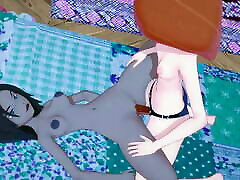 Kim Possible fucking Bonnie with a strap-on. 16k uhd Hentai.