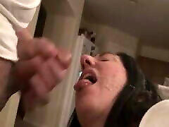 Check My MILF sucking seachdsd and father and getting jizzed on her face