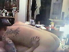Texas tattooed teacher bank tube dumpster from behind and 69