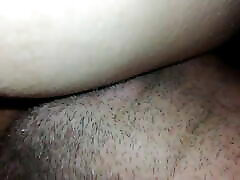 wife’s pusy blode close-up