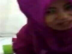Hijabi Indonesian Cheating shy ebony virgin cry Part 1