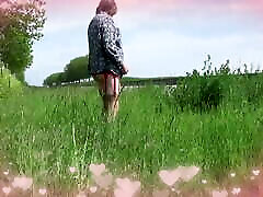 transgender travesti lingerie sounding outdoor road 32