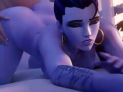 Widowmaker Ass Fucked On The Bed Overwatch