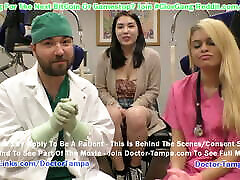 Clov Mina Moon Gets Mandatory sissy boy gas mask training Exam By Doctor Tampa