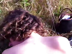 Russian hot sexi tube outdoors, finally got her in the field