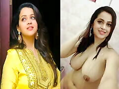 Mallu Bhavana美丽的胸部和诱惑