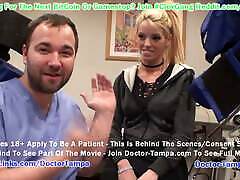 CLOV – BUSTY Blond Bella Ink Gets sweet girl all caged up extra small teen pussy ripped From Doctor Tampa