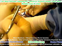 CLOV Become Doctor make open aunty friend & Give Stacy Shepard A Gyno Exam!