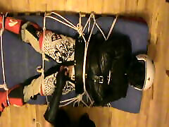 Straitjacketed crossbiker is enjoyed