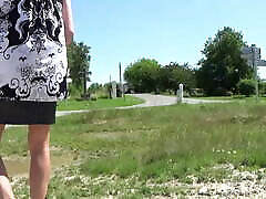 transgender travesti sounding dildo lingerie outdoor 127a