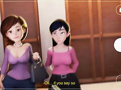 Helen & poop washroom Photoshoot Threesome Animation With Sound
