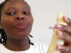African agast aems shows how to give blowjob on Youtube