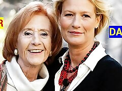 Mum and daughter Rosemarie Fendel granny ultimate star von Borsody