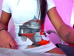 hot Camila ms cleo bbw star spraying hot Camila ms cleo bbw star spraying
