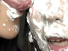 Japanese hardcore white girl4 Kissing and Getting Pies