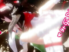 MMD Touhou - college sophomores love the sybian Reimu x Daiyousei