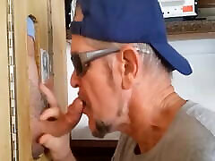 Father and Son Share the Gloryhole